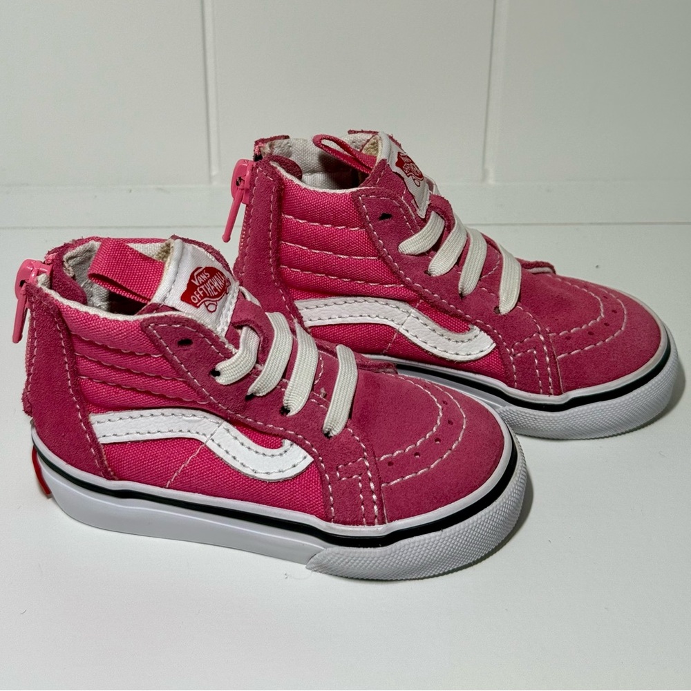 Vans Pink Sk8 High Top toddler size 4